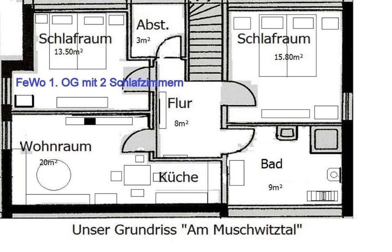 Ferienwohnung "Am Muschwitztal" Bad Steben / Carlsgrun Buitenkant foto